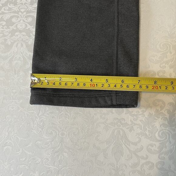 Athleta Small Fleece Lined Thermal Winter Straight Leg Pants Dark Gray - Picture 8 of 11